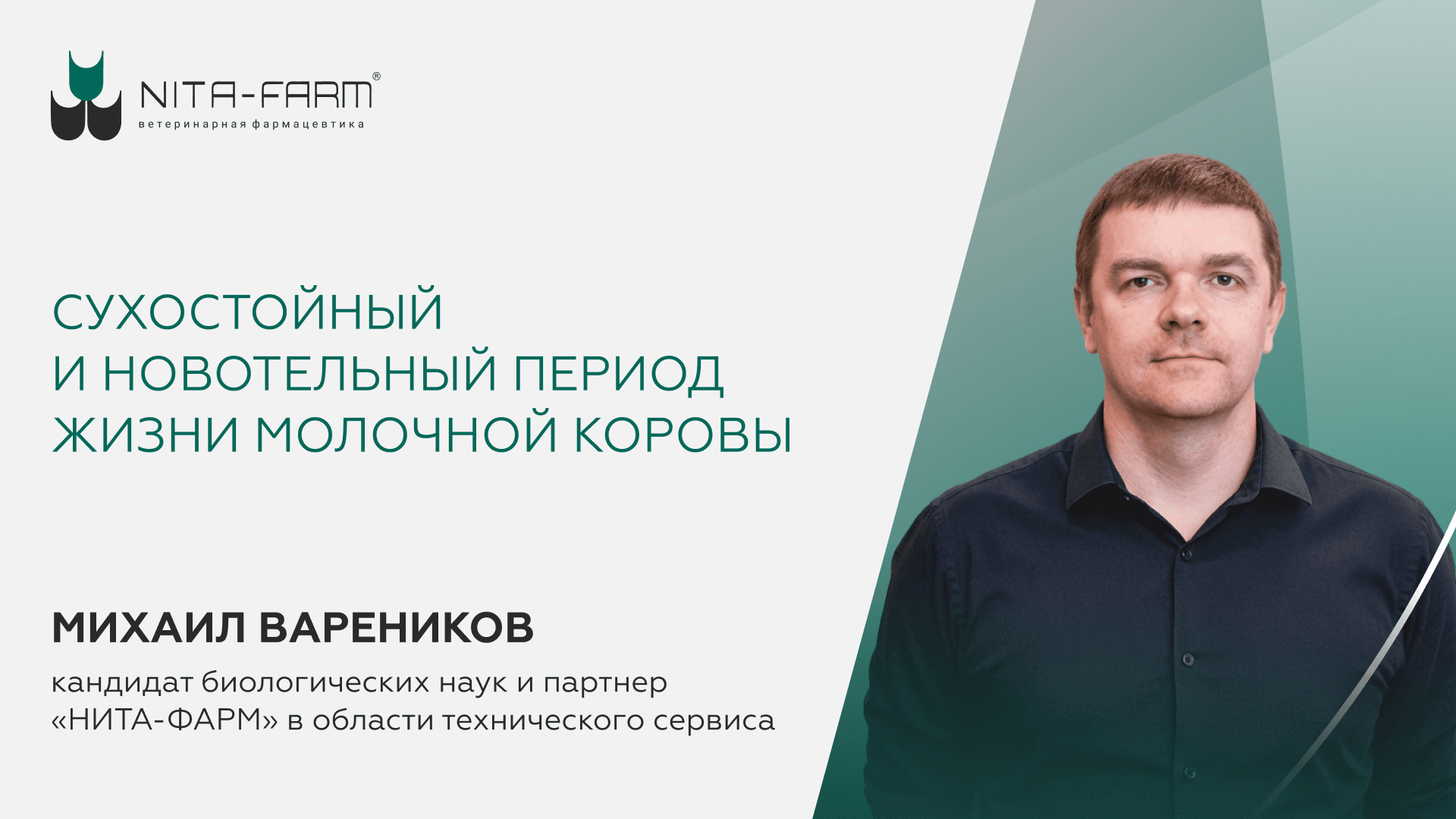 Запись вебинара «Сухостойный и новотельный период жизни молочной коровы» НИТА-ФАРМ