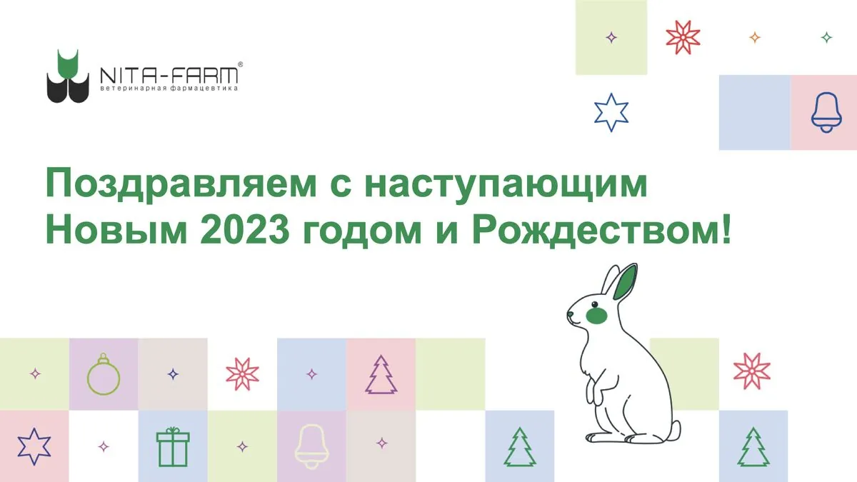 Поздравляем с наступающими праздниками! НИТА-ФАРМ