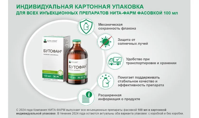 Индивидуальная картонная упаковка НИТА-ФАРМ