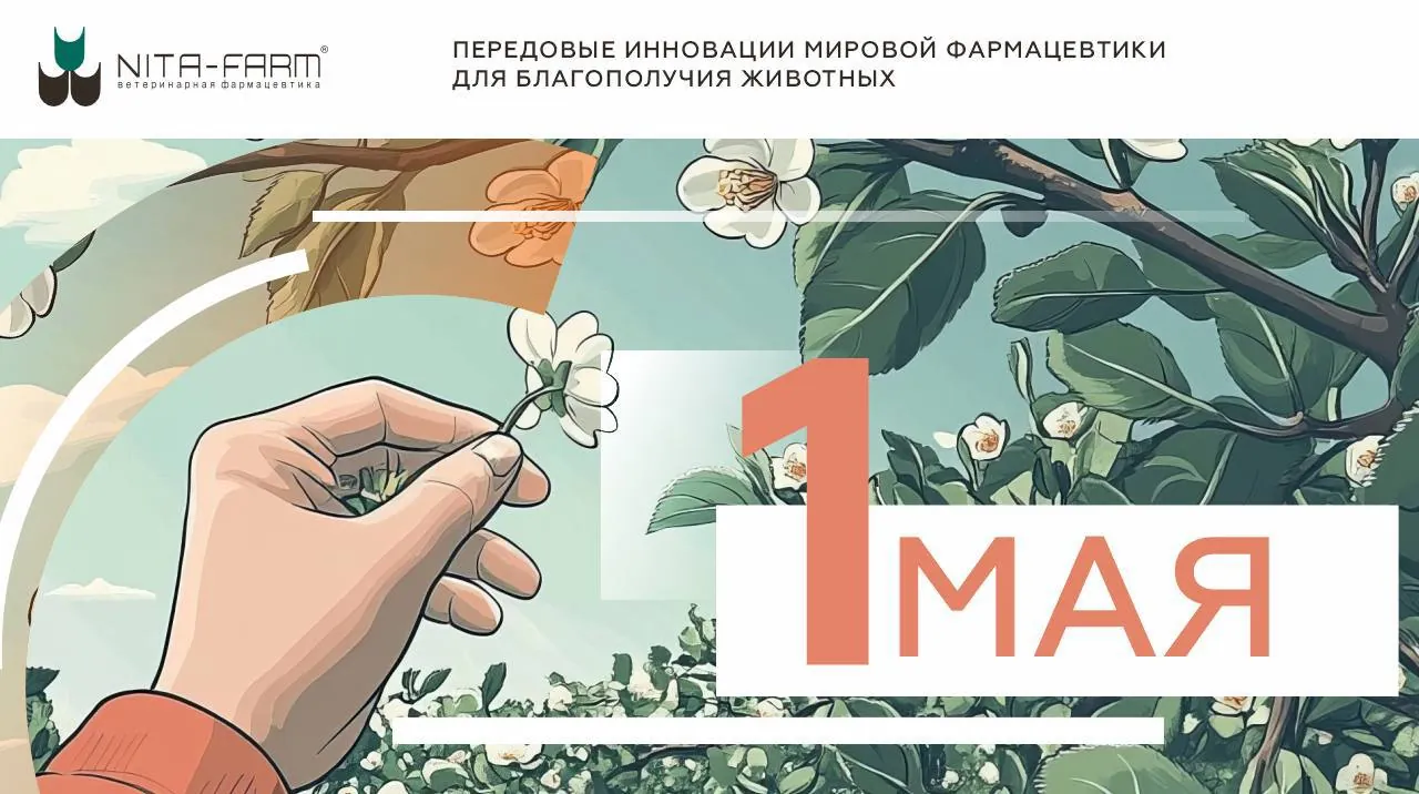 1 мая – Праздник Весны и Труда НИТА-ФАРМ